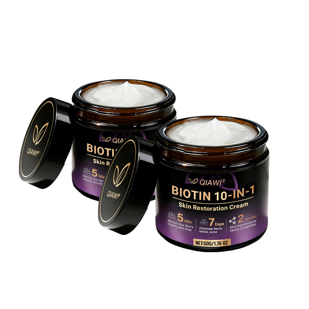 🔥Made and Shipped from USA🍁QIAWI® Biotin 10-in-1 Skin Restoration Cream - Last Day Promotion: 75% OFF