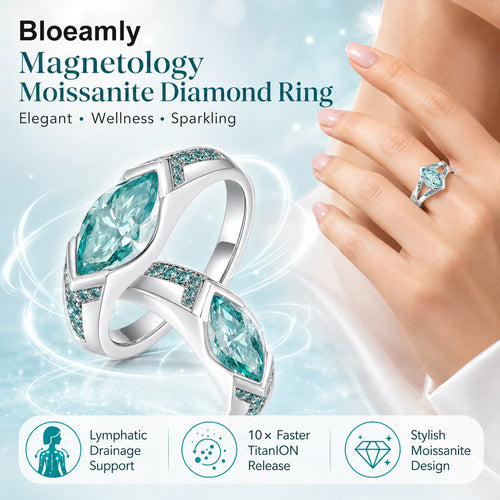 Bloeamly® Magnetology Moissanite Diamond Ring🔥🔥