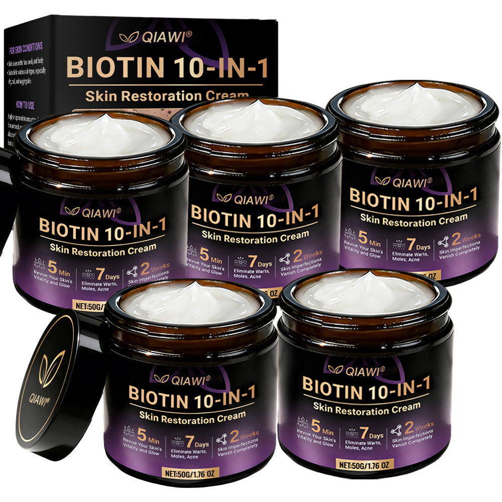 Made and Shipped from USA QIAWI® Biotin 10-in-1 Skin Restoration Cream - Last Day Promotion: 75% OFF