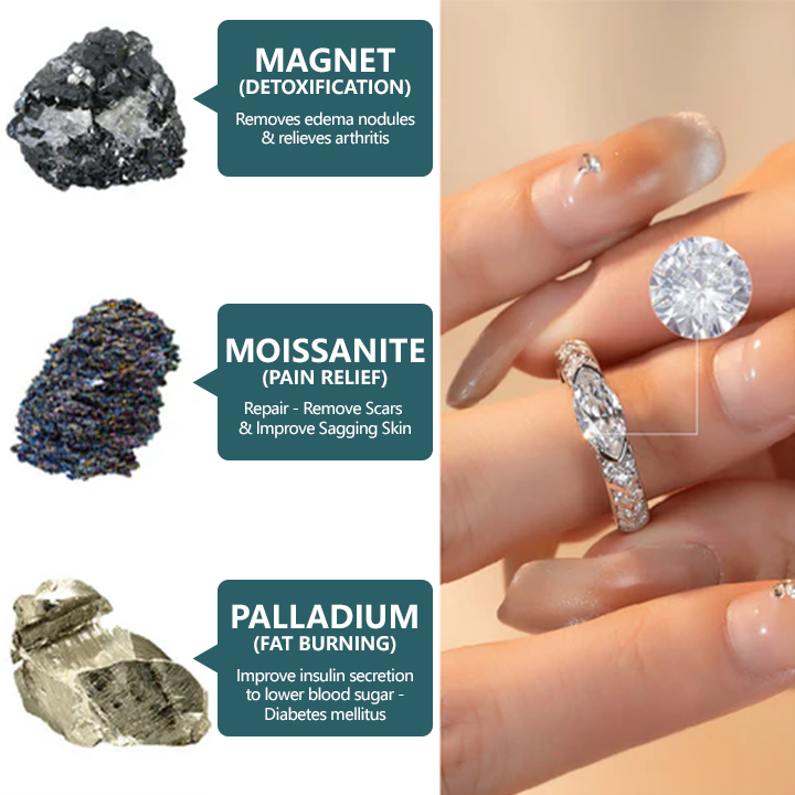 Bloeamly® Magnetology Moissanite Diamond Ring🔥🔥